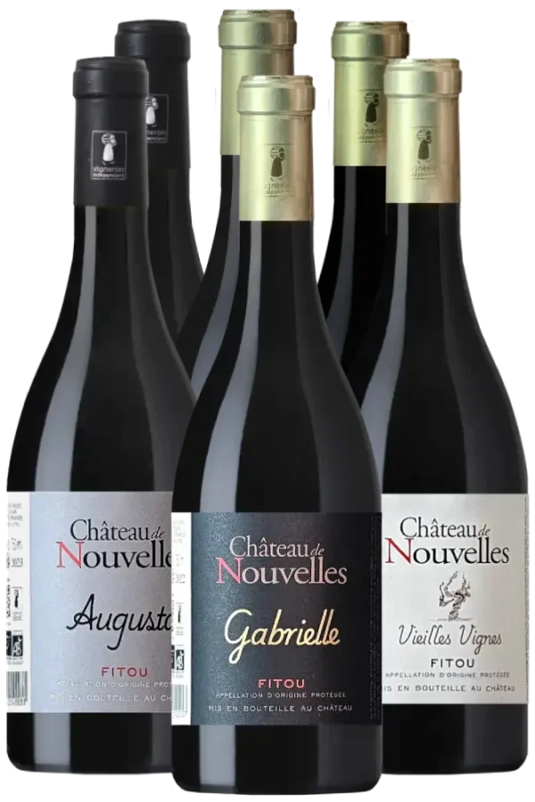 Coffret 6 vins de Fitou bio - Château de Nouvelles