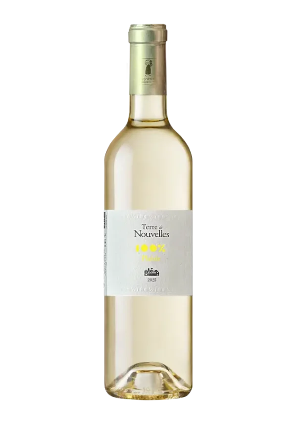 Vin blanc "100% Plaisir", vin de France, Château de Nouvelles